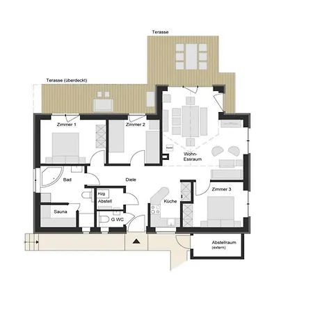 Kapitaen Hansen Haus Casa de Férias Kosel